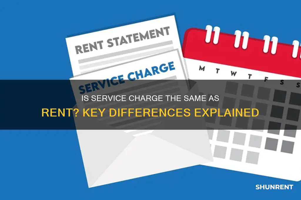 is a service charge a rent charge