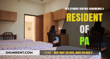 Is a Student Renting in PA Considered a Resident?