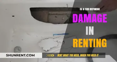 Tub Refinish Damage: What Renters Need to Know Before Repairing