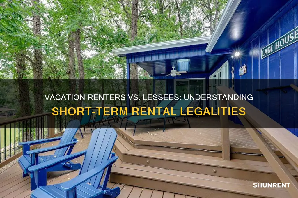 is a vacation renter a lessee for a term