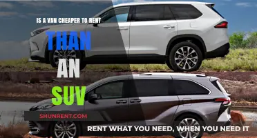 Van vs. SUV Rental: Which Vehicle Saves You More Money?