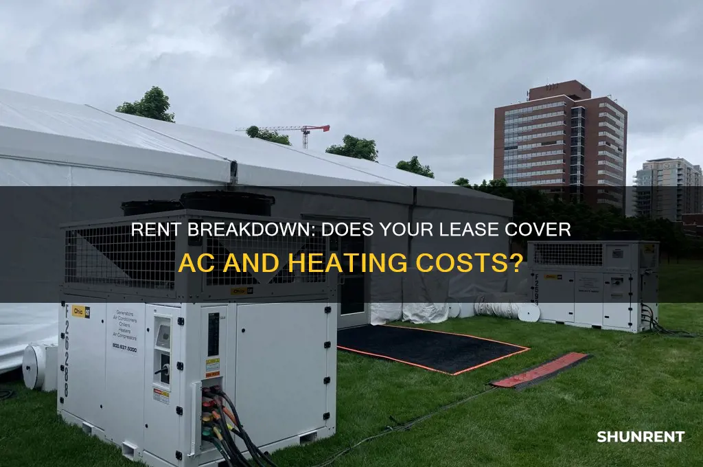 is air conditioning and heating included in the rent