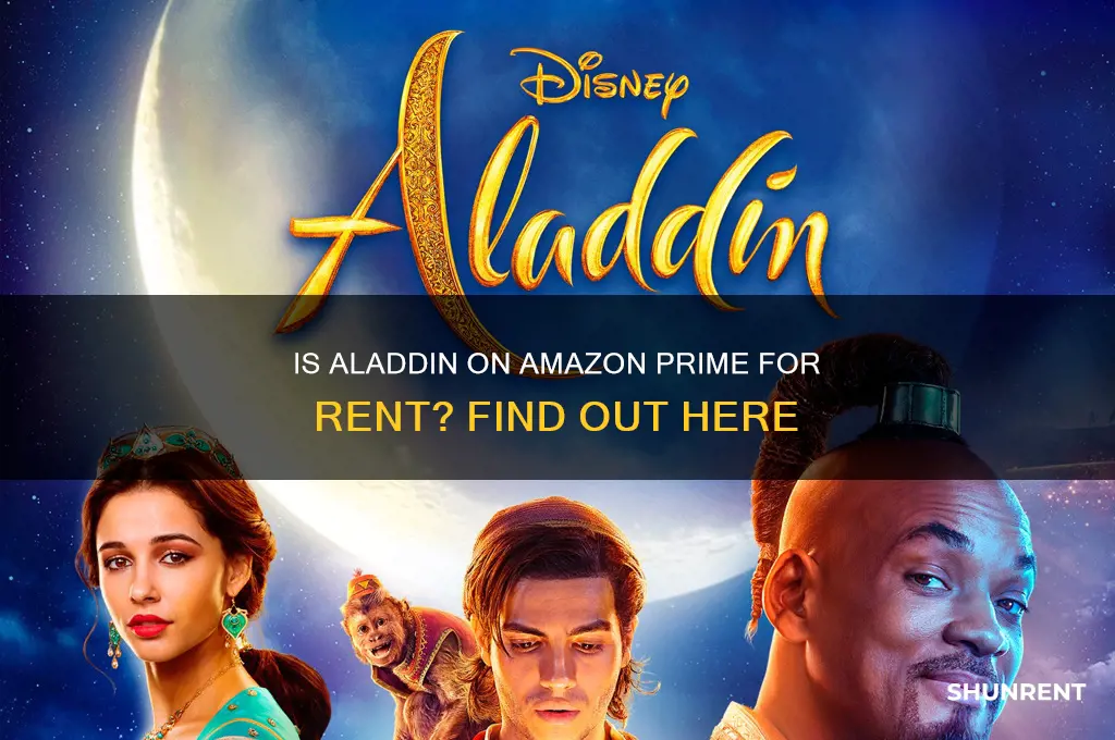 is aladdin available to rent on amazon prime