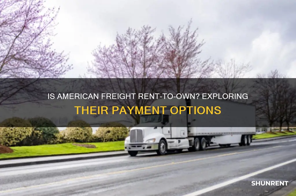 is american freight a rent to own store