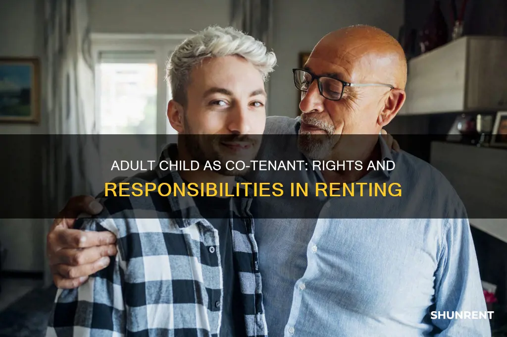 is an adult child a co tenant renting