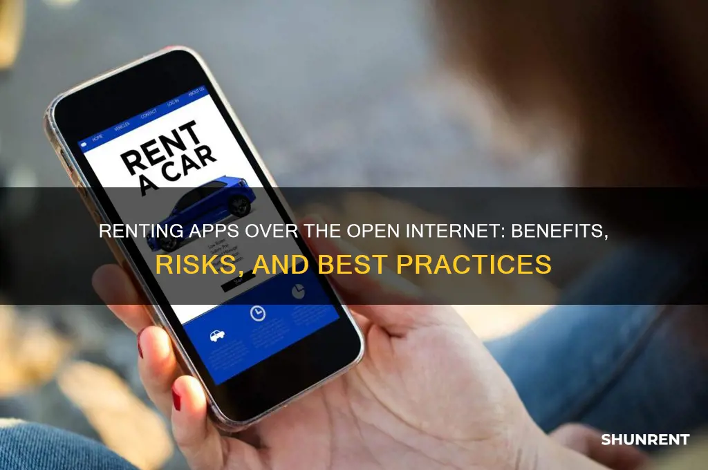 is an application that you rent over the open internet