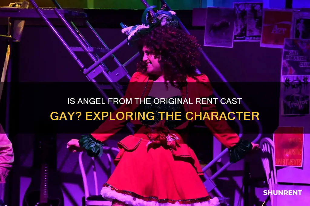 is angel from original cast of rent gay