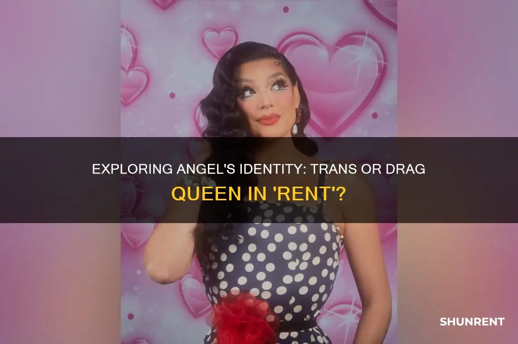 is angel in rent trans or a drag queen