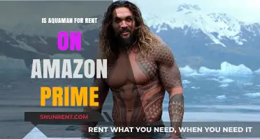 Aquaman on Amazon Prime: Rental Availability and Streaming Options