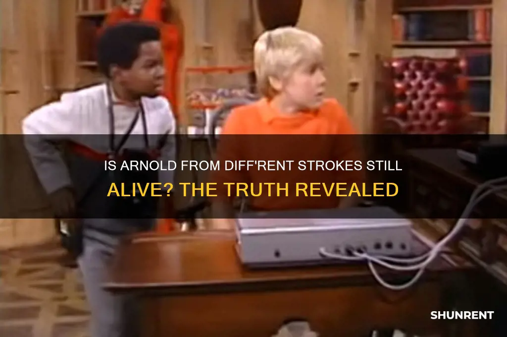 is arnold from diff rent strokes dead