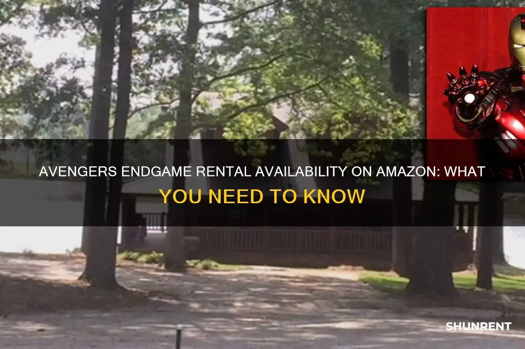 is avengers endgame available to rent on amazon