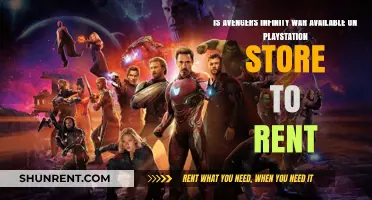 Avengers Infinity War: PlayStation Store Rental Availability Explained