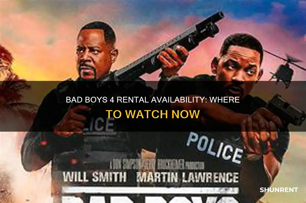 is bad boys 4 available to rent