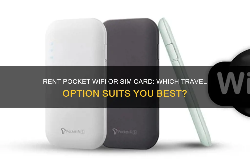 is better to rent a pocket wifi or sim card
