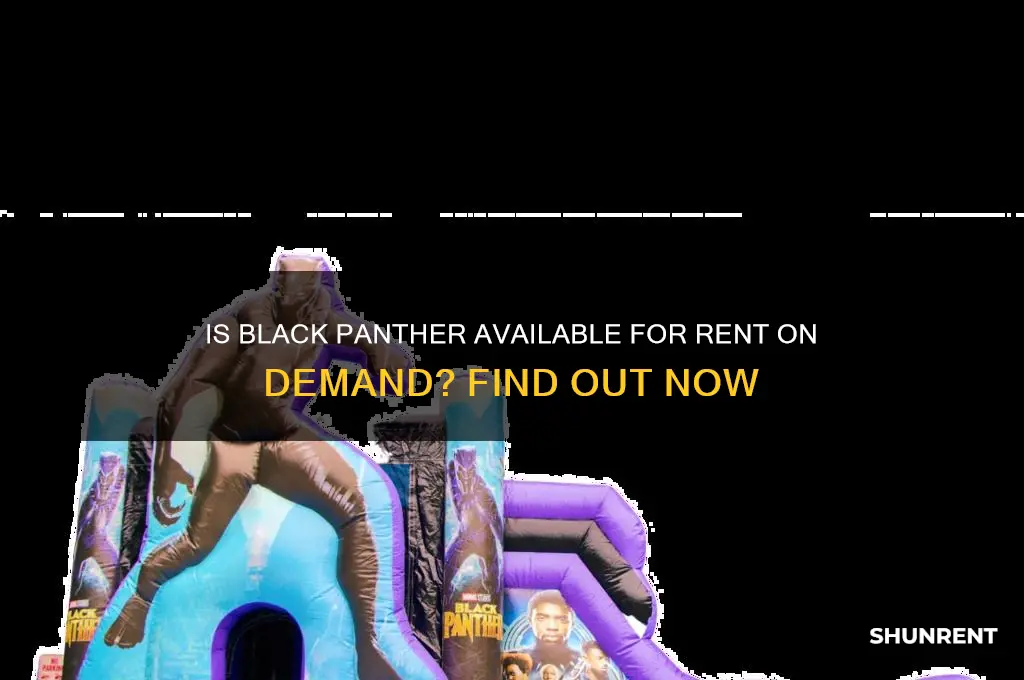 is black panther for rent on on demeand