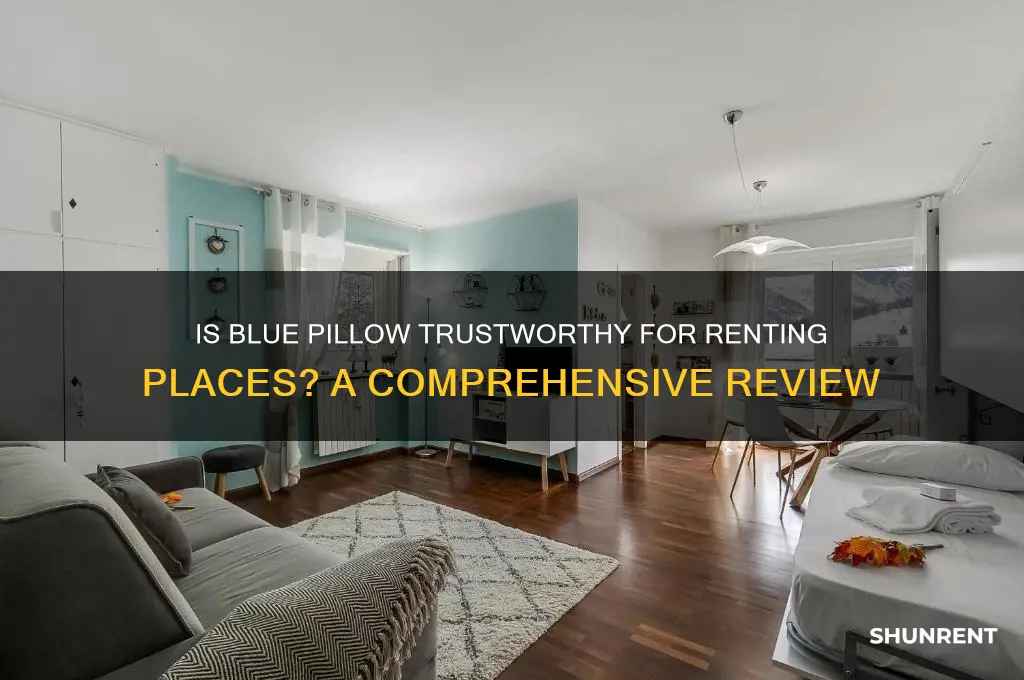 is blue pillow a reliable website to rent places