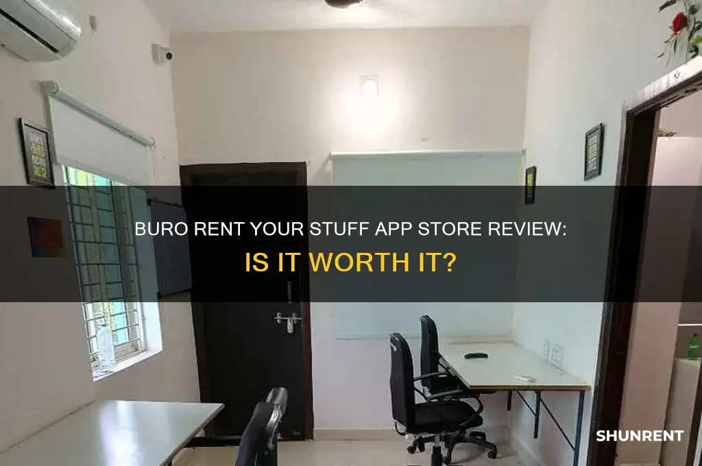 is buro rent your stuff on app store
