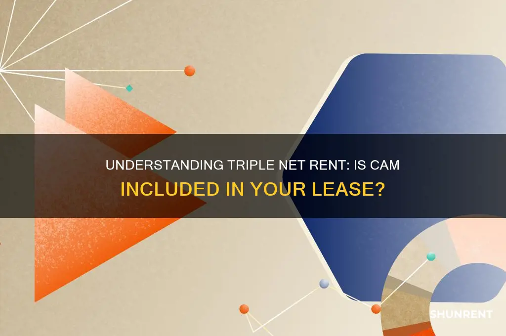 is cam quoted in triple net rent