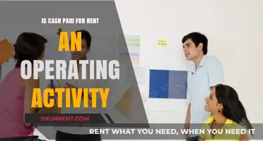 Is Rent Paid in Cash an Operating Activity? Explained