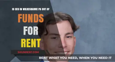 Is Wilkes-Barre PA CEO Facing Rent Crisis Due to Fund Shortage?