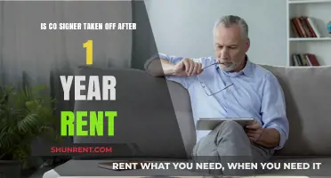 Can a Co-Signer Be Removed After One Year of Rent Payments?