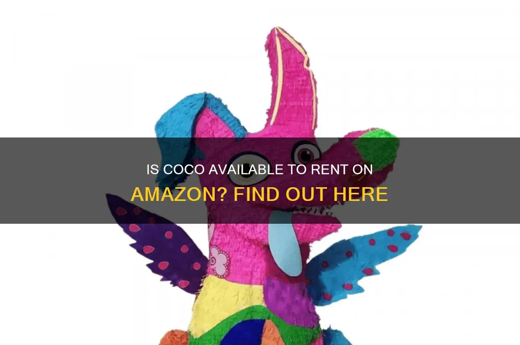 is coco available to rent on amazon