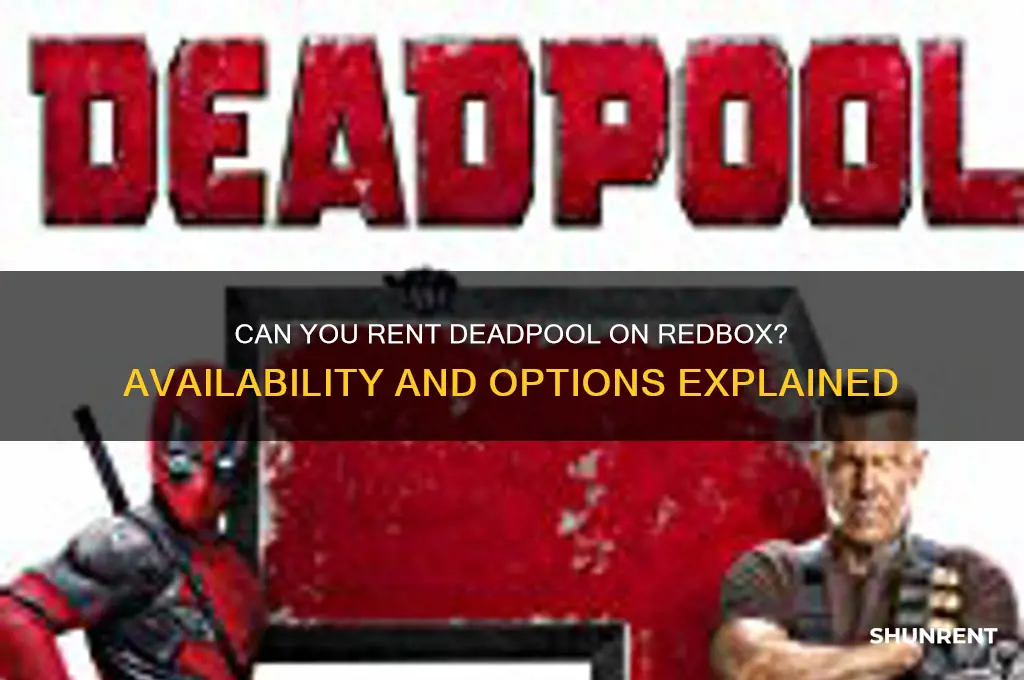is deadpool available for rent on redbox
