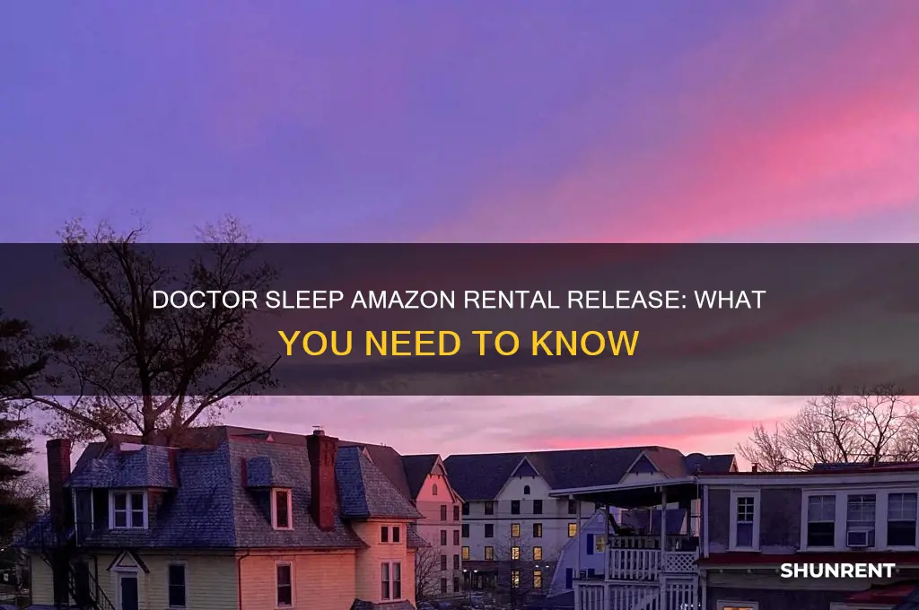 is doctor sleep releasing on amazon to rent