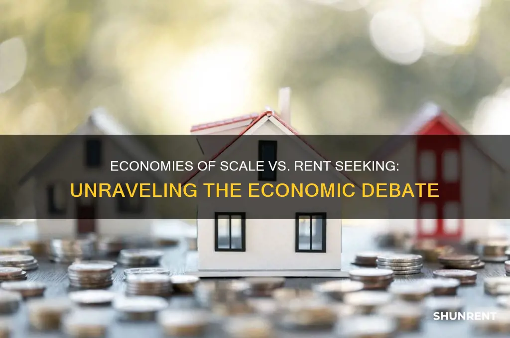is economies of scale an example of rent seeking
