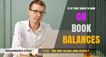 EFT Rent Payments: Bank vs. Book Balances Explained