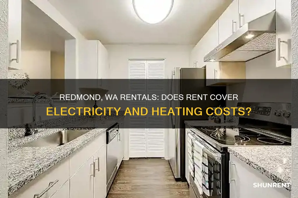 is electric and heat included in rent in redmond wa