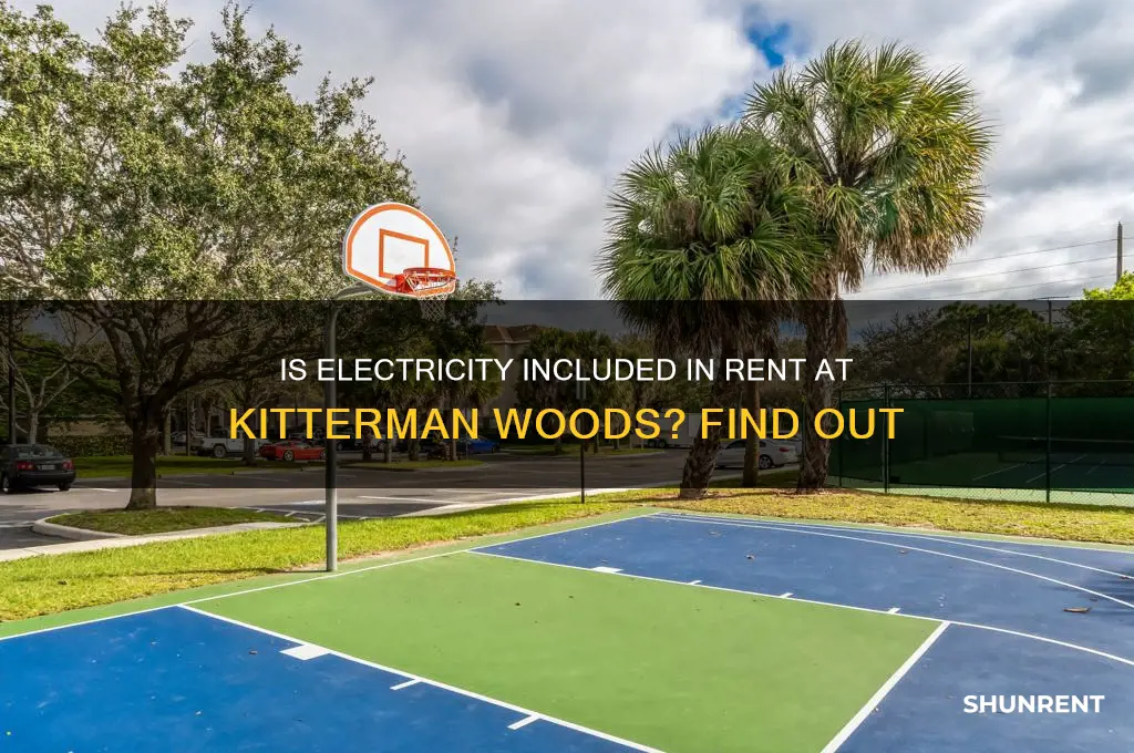 is electric included in the rent kitterman woods