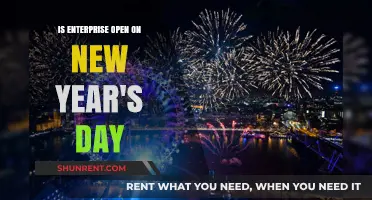 Enterprise Hours: New Year's Day Operations