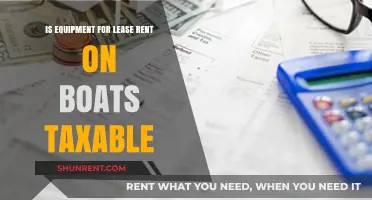 Is Leased Boat Equipment Subject to Sales Tax?