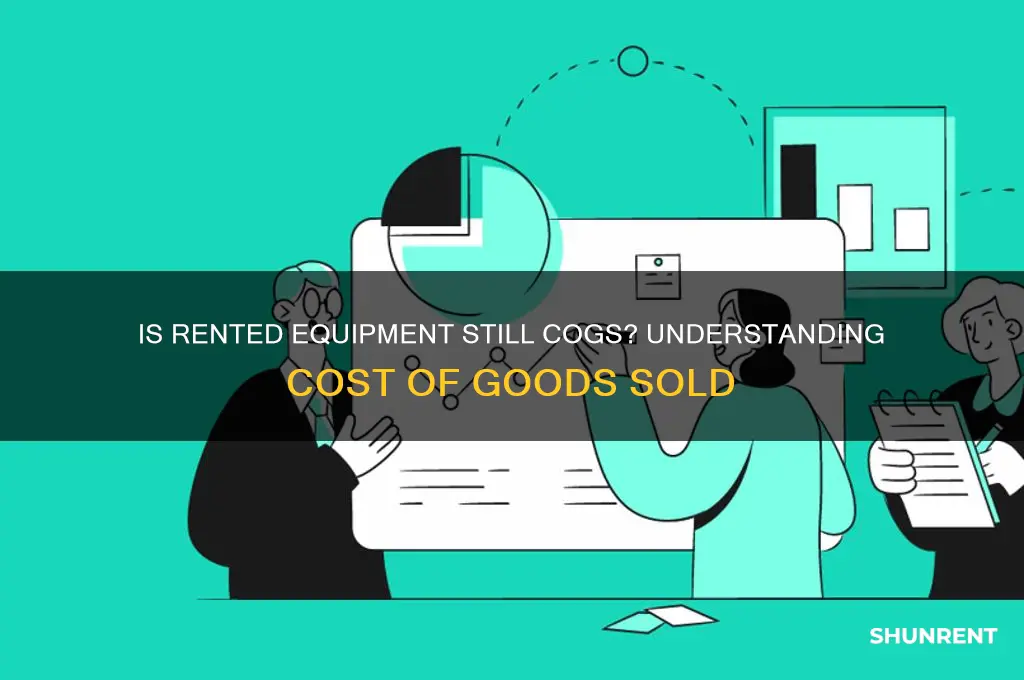 is equipment you rent to customers still cogs