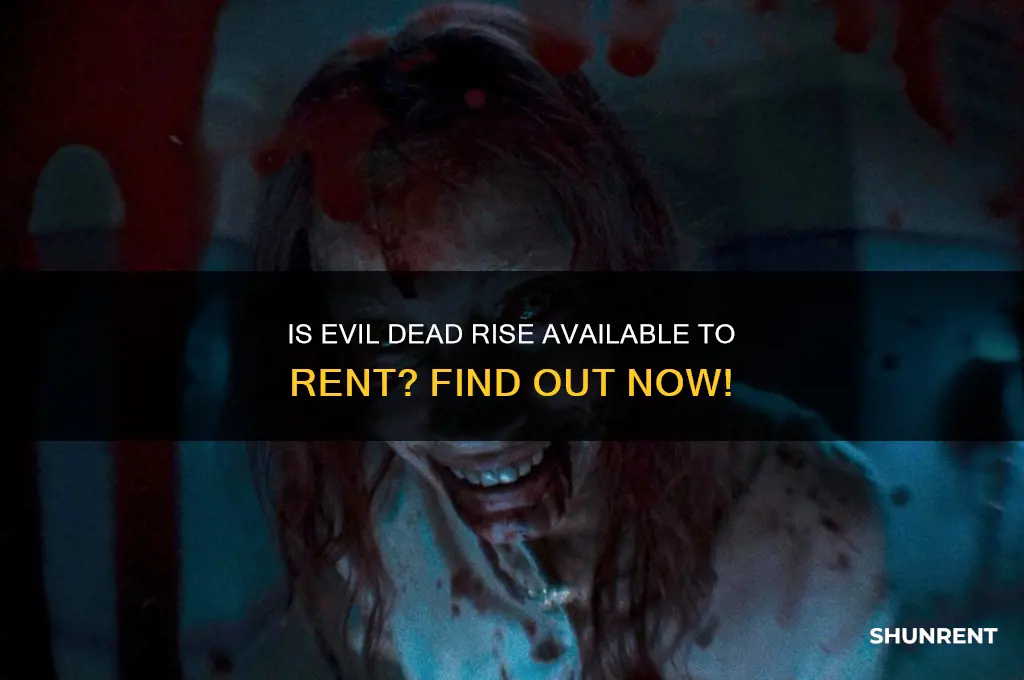 is evil dead rise available to rent