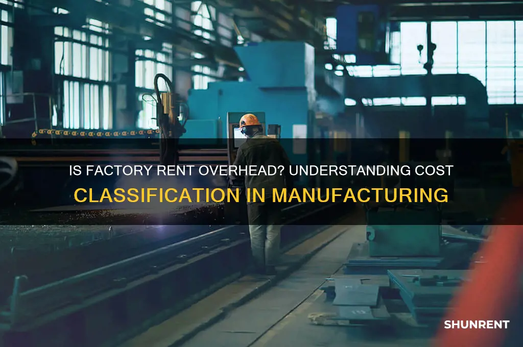 is factory rent a part of overhead