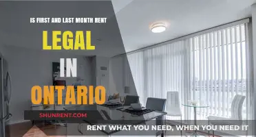 Is First and Last Month's Rent Legal in Ontario? Explained