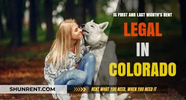 Is First and Last Month's Rent Legal in Colorado?