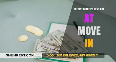 First Month's Rent: When Is It Due at Move-In?