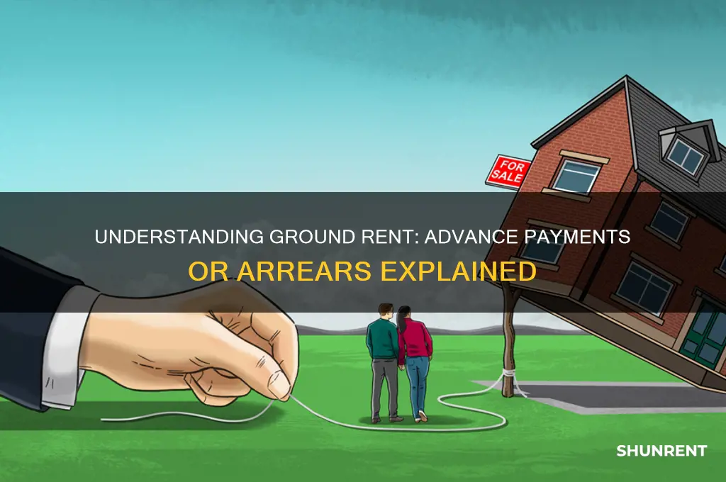 is ground rent paid in advance or arrears