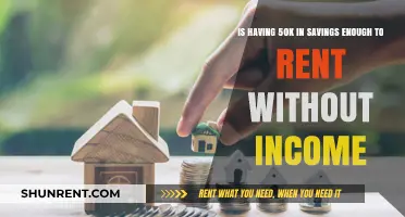 Can $50K Savings Sustain Rent Without Income? Expert Insights