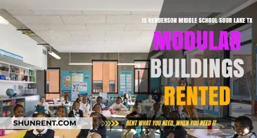 Henderson Middle School Sour Lake TX: Are Modular Buildings Rented?