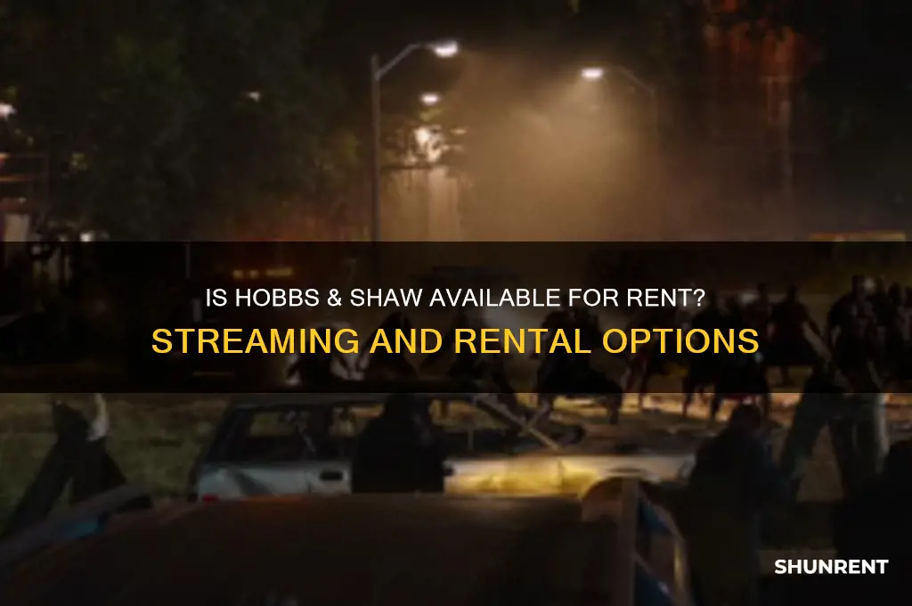 is hobbs and show a alaible for rent