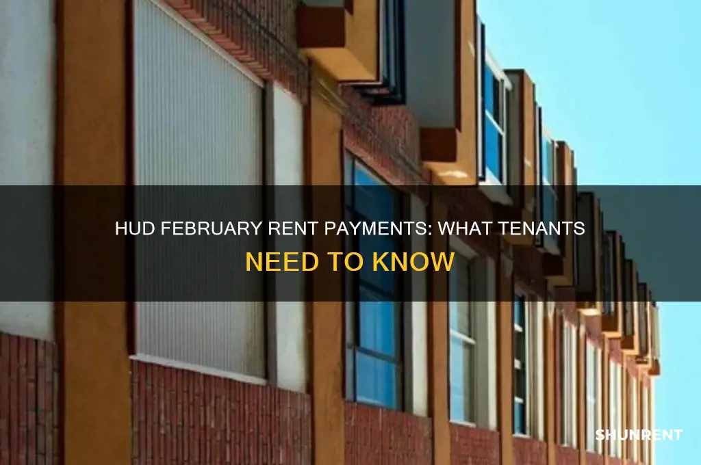 is hud making payments for feburary rent