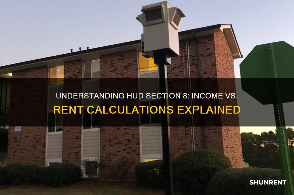 is hud section 8 1 3 of income or rent