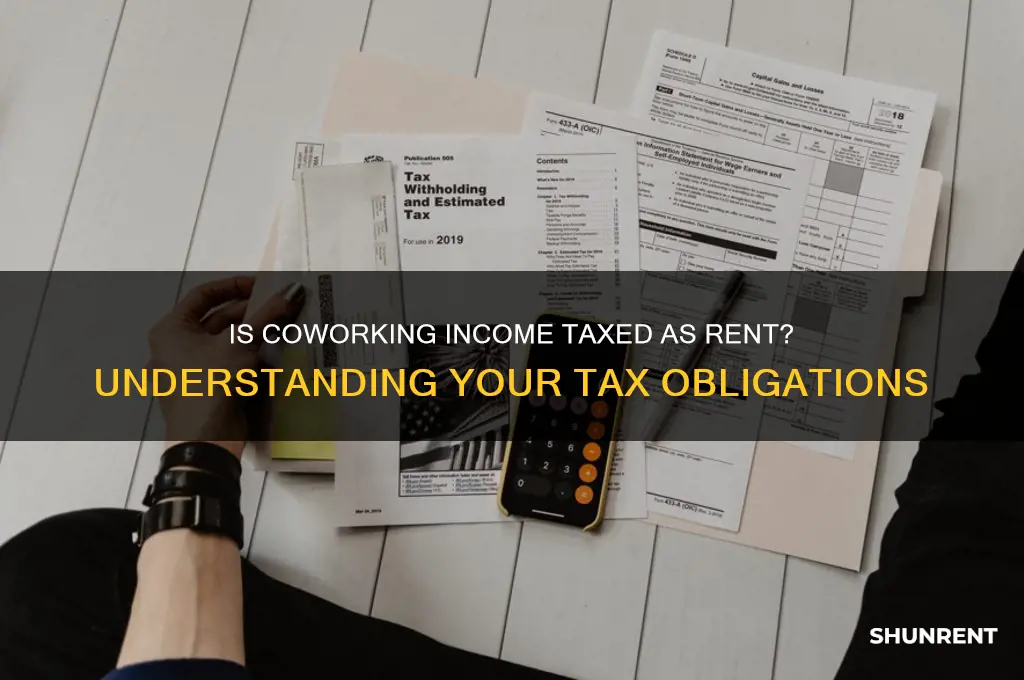 is income from coworking taxed as rent