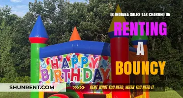 Does Indiana Charge Sales Tax on Bouncy House Rentals?