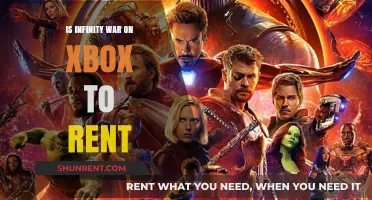 Can You Rent Avengers: Infinity War on Xbox?