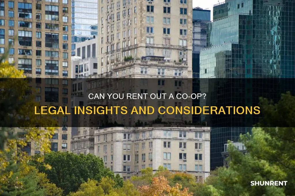 is it allowed to rent co-op